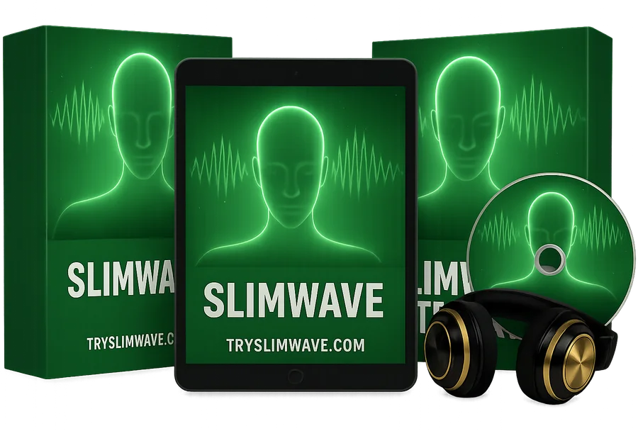 SlimWave seller artwork showing a green digital audio bundle